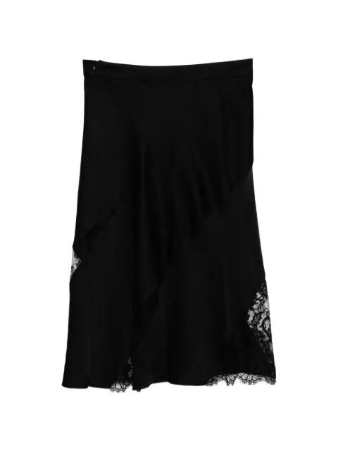 lace-trim asymmetric skirt by ALEXANDER MCQUEEN