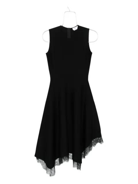 lace-trimmed sleeveless midi dress by ALEXANDER MCQUEEN
