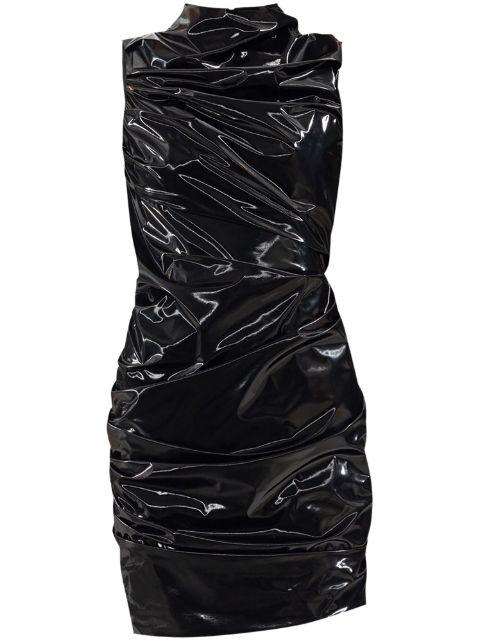 laminated mini dress by ALEXANDER MCQUEEN