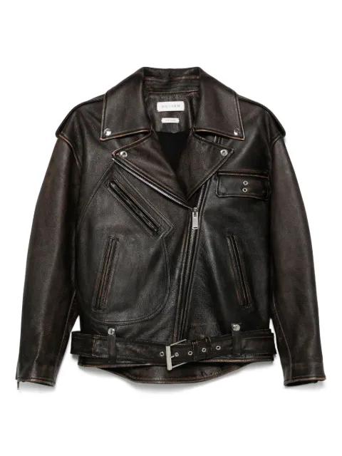 leather jacket by ALEXANDER MCQUEEN