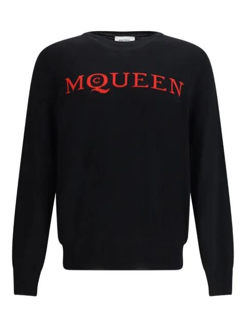 logo-detail crew-neck sweater by ALEXANDER MCQUEEN