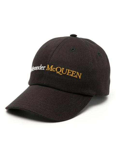 logo-embroidered cotton baseball cap by ALEXANDER MCQUEEN