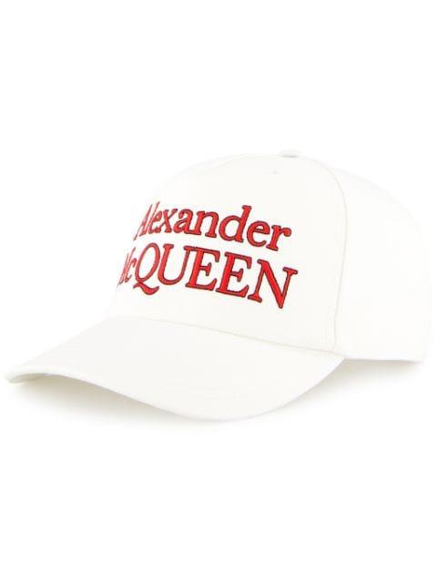 logo print cap by ALEXANDER MCQUEEN