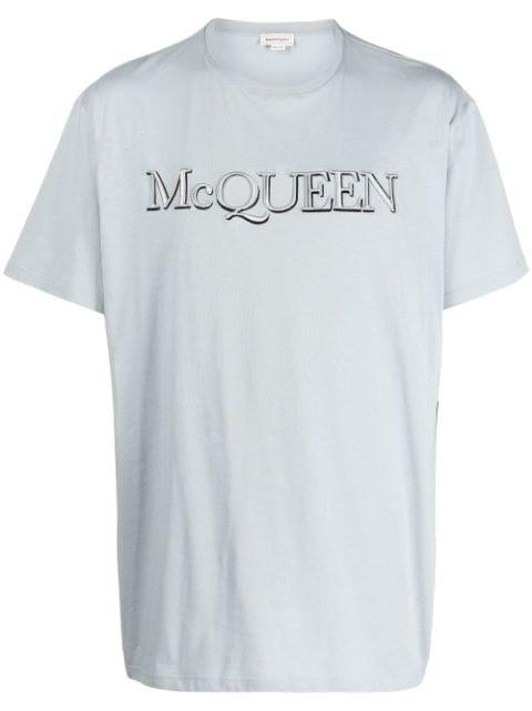 logo-print cotton T-shirt by ALEXANDER MCQUEEN