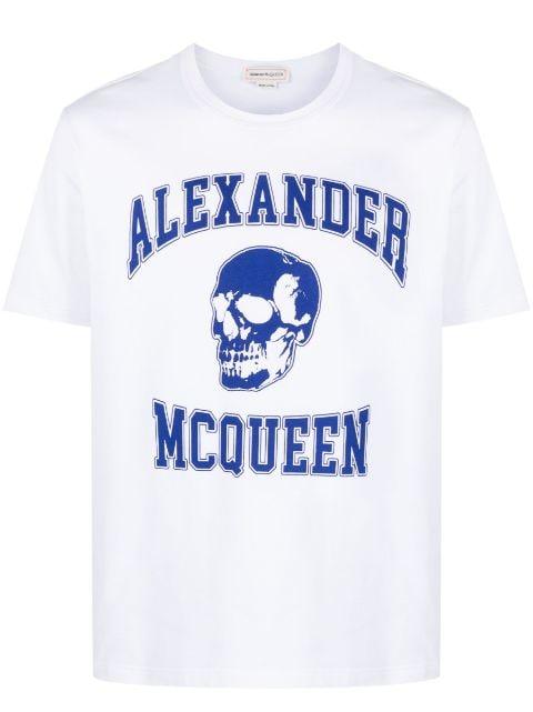 logo-print cotton T-shirt by ALEXANDER MCQUEEN