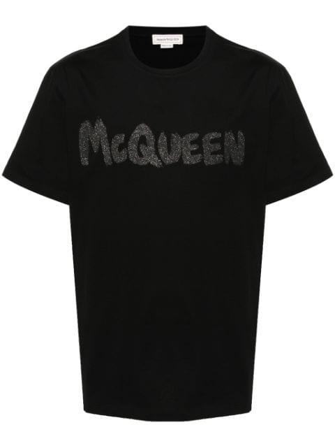 logo-print cotton T-shirt by ALEXANDER MCQUEEN