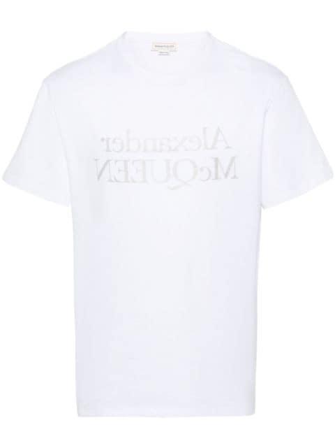 logo-print cotton T-shirt by ALEXANDER MCQUEEN