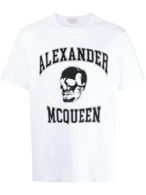 logo-print cotton T-shirt by ALEXANDER MCQUEEN