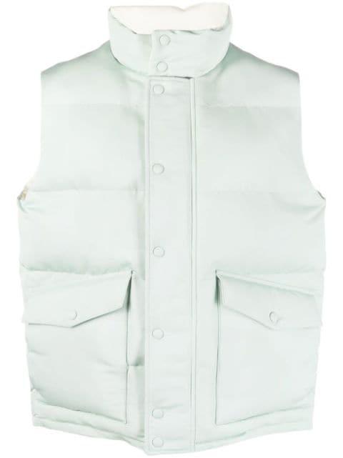 logo-print gilet by ALEXANDER MCQUEEN