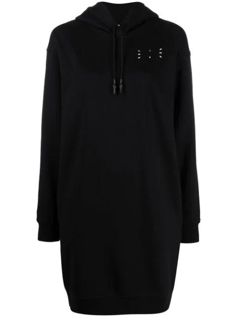 logo print hoodied dress by ALEXANDER MCQUEEN