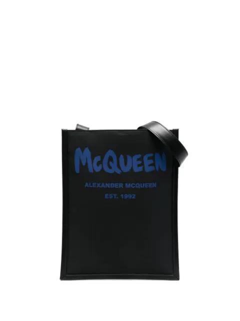 logo-print messenger bag by ALEXANDER MCQUEEN