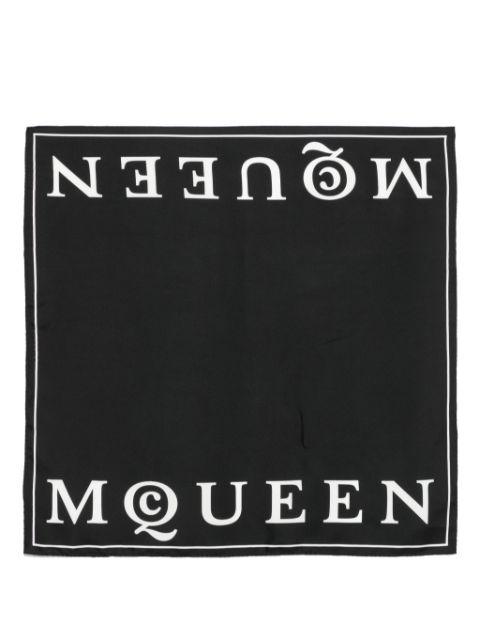 logo-print scarf by ALEXANDER MCQUEEN