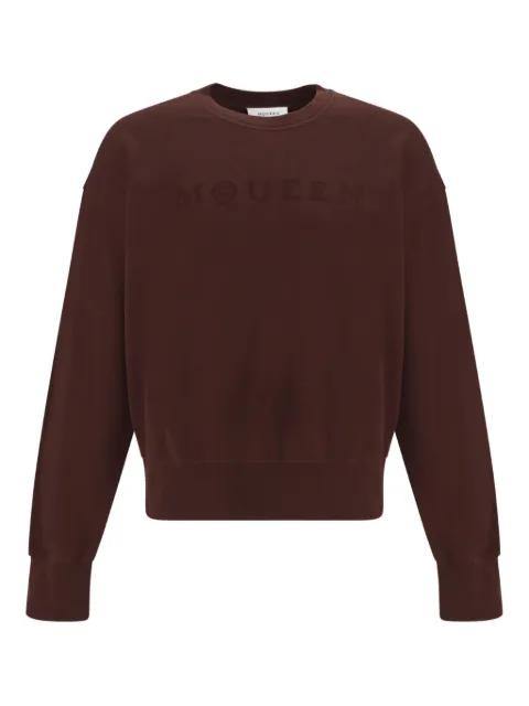 logo-print sweatshirt by ALEXANDER MCQUEEN