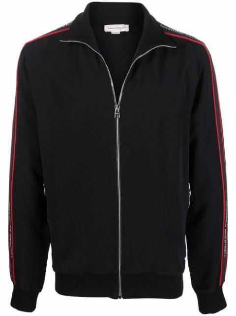 logo-print track jacket by ALEXANDER MCQUEEN