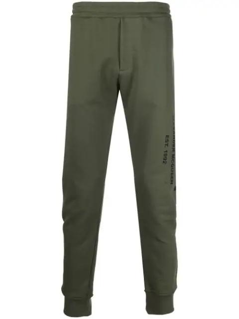 logo-print track pants by ALEXANDER MCQUEEN
