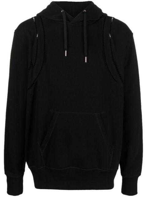 long-sleeve cotton hoodie by ALEXANDER MCQUEEN
