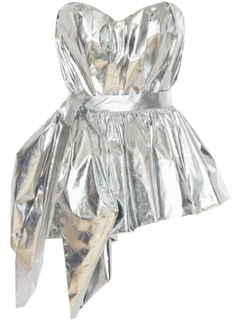 metallic mini dress by ALEXANDER MCQUEEN