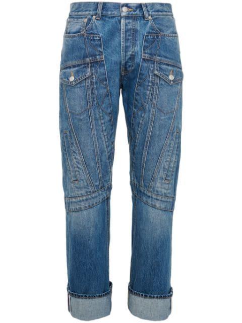 mid-rise straight-leg jeans by ALEXANDER MCQUEEN