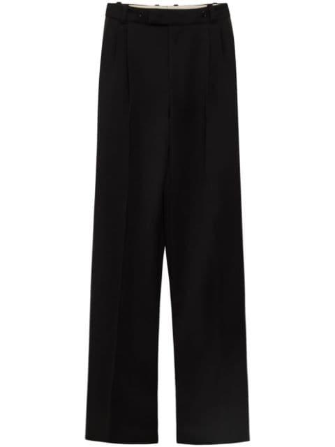 mid-rise straight-leg trousers by ALEXANDER MCQUEEN
