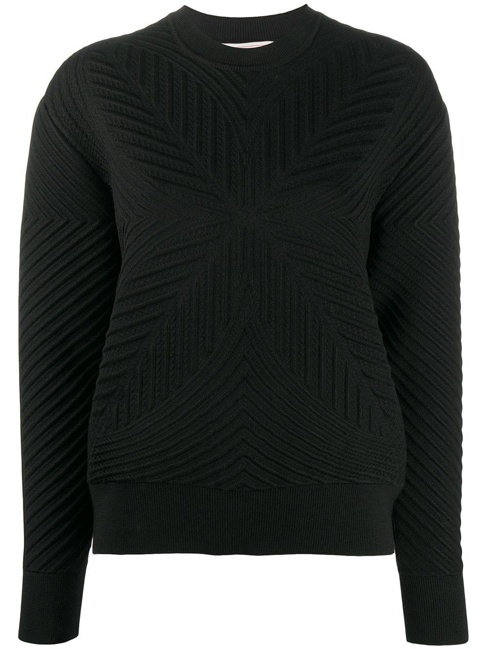 patterned rib-knit jumper by ALEXANDER MCQUEEN