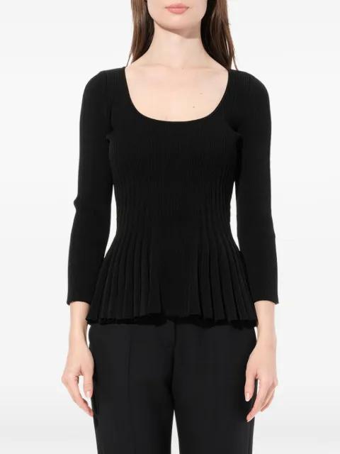 peplum blouse by ALEXANDER MCQUEEN