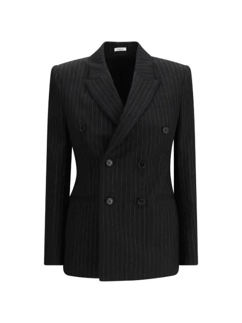 pinstripe-print double-breasted blazer by ALEXANDER MCQUEEN