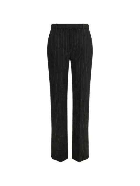 pinstripe-print tailored trousers by ALEXANDER MCQUEEN