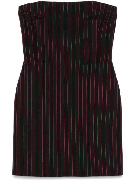 pinstriped mini dress by ALEXANDER MCQUEEN