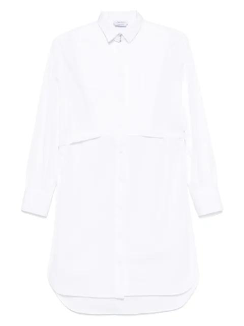pleated panel shirt dress by ALEXANDER MCQUEEN