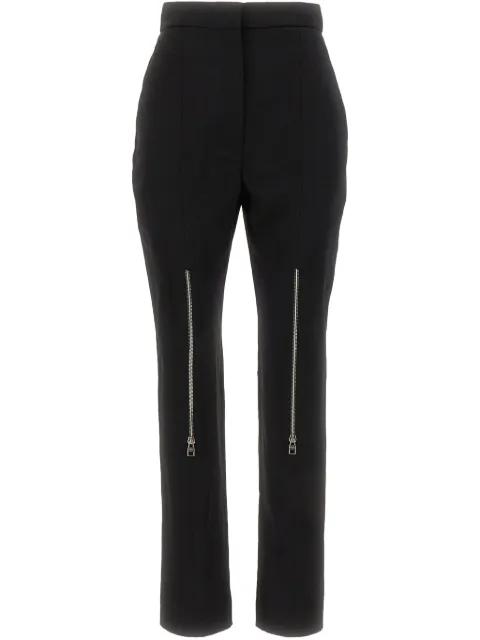 pleated wool tapered trousers by ALEXANDER MCQUEEN