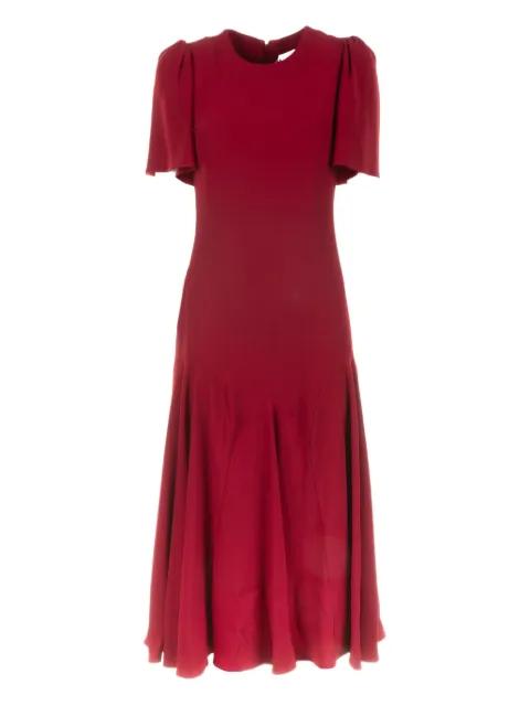 round-neck midi dress by ALEXANDER MCQUEEN
