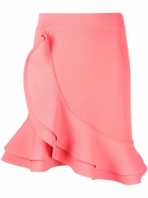 ruffled asymmetric skirt by ALEXANDER MCQUEEN