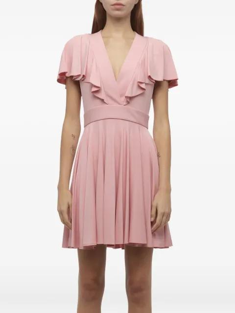 ruffled pleated dress by ALEXANDER MCQUEEN