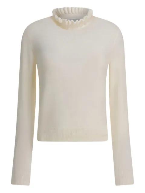 ruffled sweater by ALEXANDER MCQUEEN