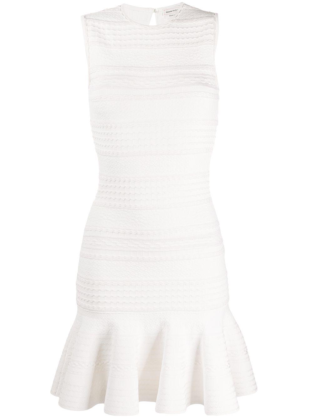 scalloped knitted dress by ALEXANDER MCQUEEN