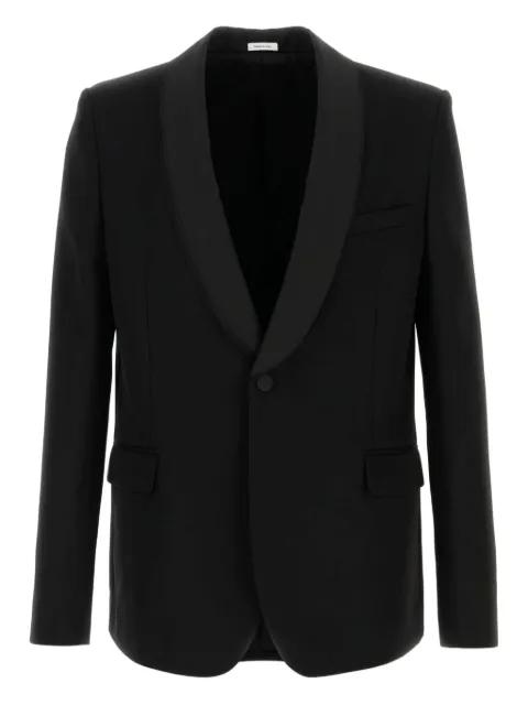 shawl-lapels wool blazer by ALEXANDER MCQUEEN