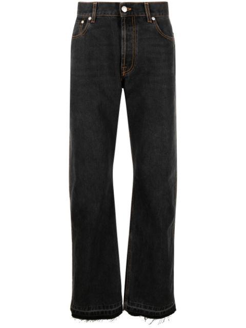 side stripe straight-leg jeans by ALEXANDER MCQUEEN