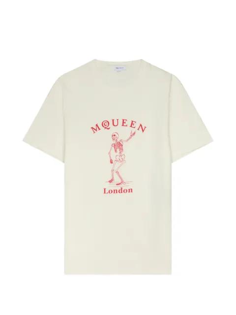 skeleton graphic T-shirt by ALEXANDER MCQUEEN
