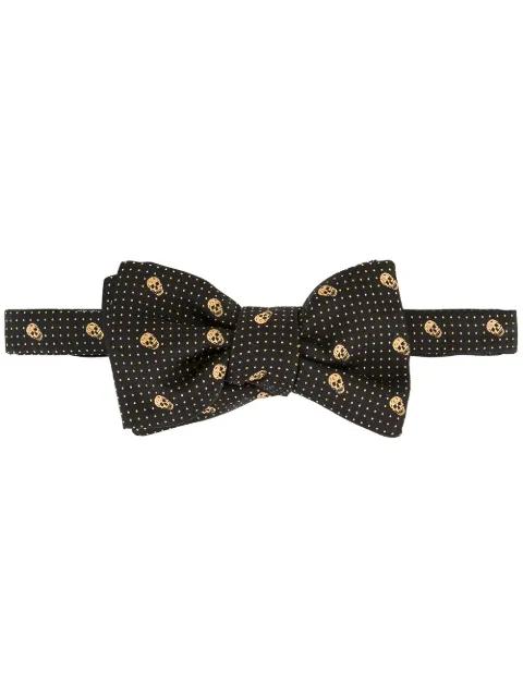 skull and polka dot bow tie by ALEXANDER MCQUEEN
