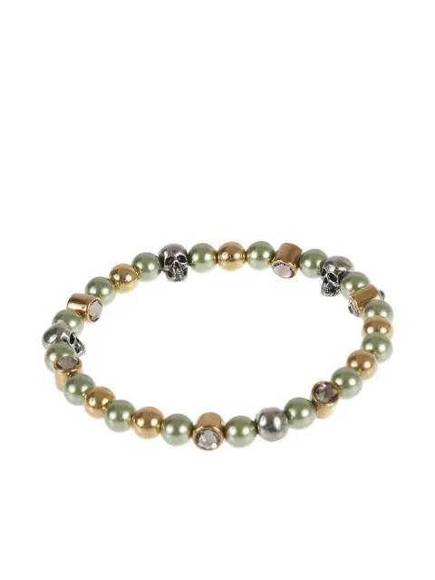 skull beaded bracelet by ALEXANDER MCQUEEN
