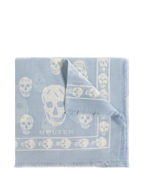skull fringed scarf by ALEXANDER MCQUEEN