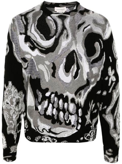 skull graphic sweatshirt by ALEXANDER MCQUEEN