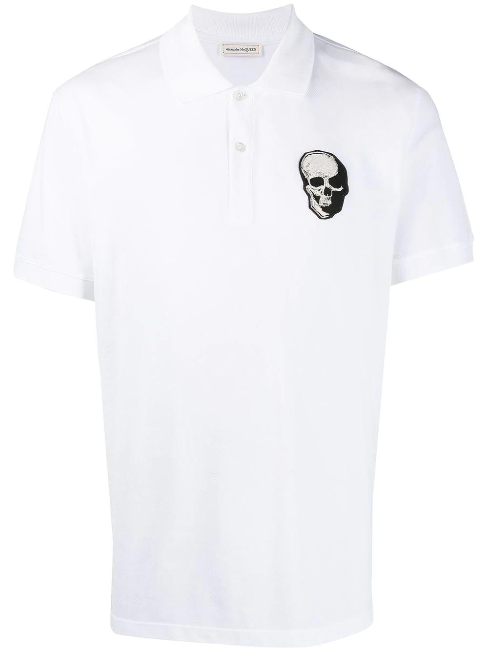 skull patch polo shirt by ALEXANDER MCQUEEN