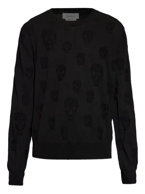 skull-pattern sweater by ALEXANDER MCQUEEN