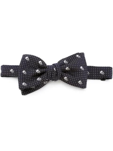 skull patterned bow tie by ALEXANDER MCQUEEN