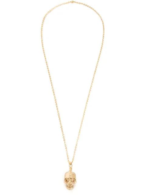 skull pendant necklace by ALEXANDER MCQUEEN