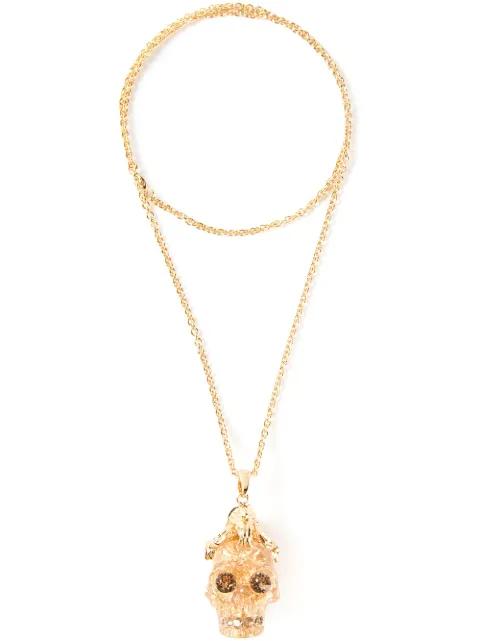 skull pendant necklace by ALEXANDER MCQUEEN