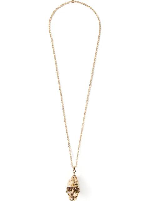skull pendant necklace by ALEXANDER MCQUEEN
