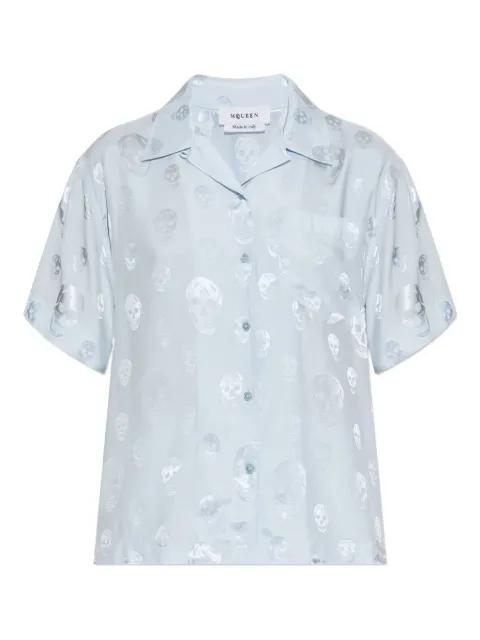 skull-print button shirt by ALEXANDER MCQUEEN