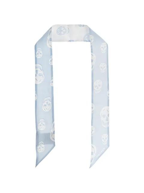 skull-print scarf by ALEXANDER MCQUEEN
